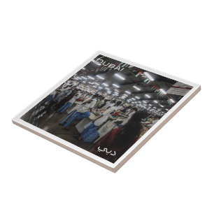 Carreau zAE046 Marché aux poissons de DUBAI, Émirats arabe