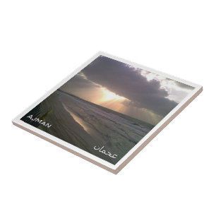 Carreau zAE052 AJMAN beach, Émirats arabes unis