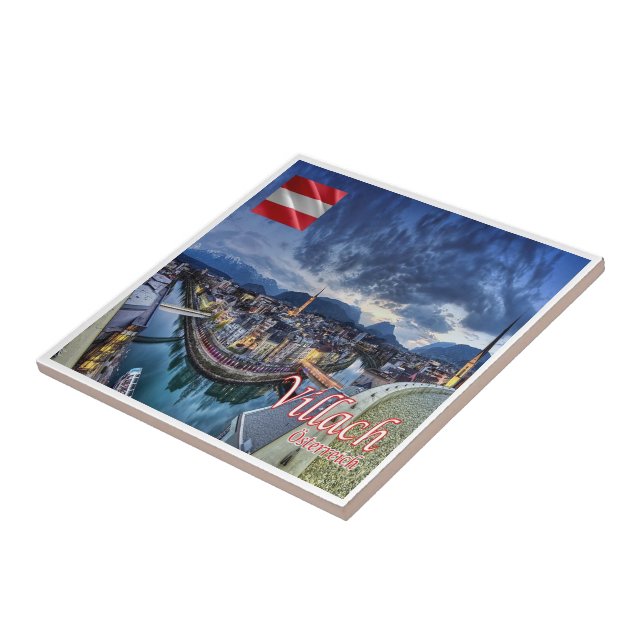 Carreau zAT010 VILLACH Autriche, (Côté)