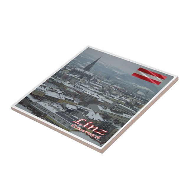 Carreau zAT016 LINZ Autriche, (Côté)