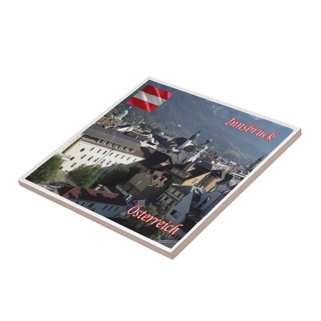 Carreau zAT018 INNSBRUCK Autriche, (Côté)