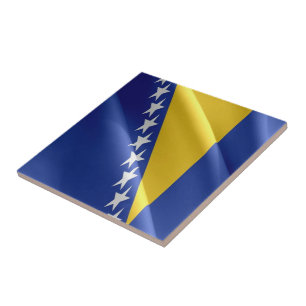 Carreau zBA002 WAVING FLAG Bosnie-Herzégovine,