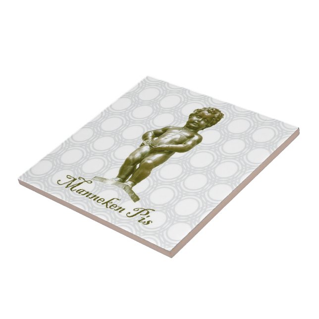 Carreau zBE054 MANNEKEN PIS Bruxelles, Bruxelles, (Côté)