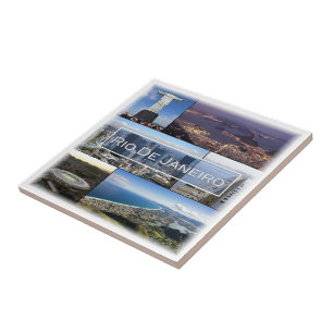 Carreau zBR004 RIO DE JANEIRO, Mosaïque, Brésil,