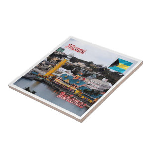 Carreau zBS009 NASSAU, Terminal de croisière, Bahamas,