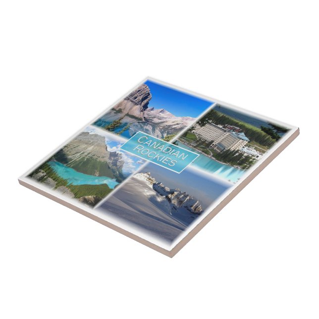 Carreau zCA011 ROCKIES CANADIENNES, Mosaic, Canada, (Côté)