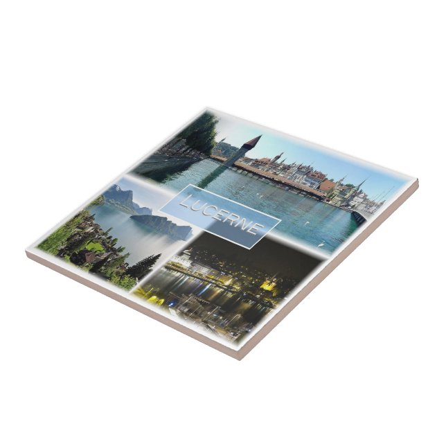 Carreau zCH043 LUCERNE Suisse, (Côté)