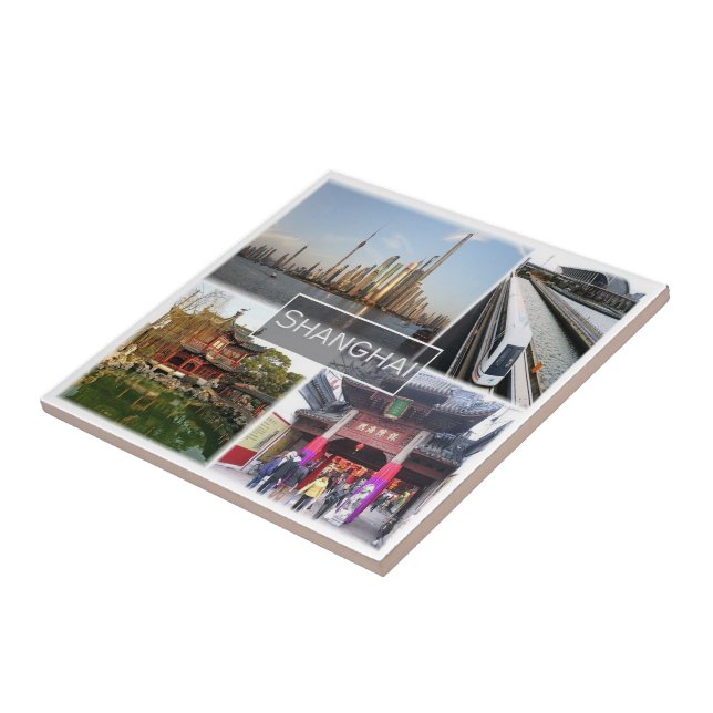 Carreau zCN012 SHANGHAI, Chine, Asie, (Côté)