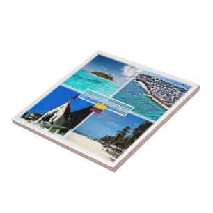 Carreau zCO003 SAN ANDRES, Mosaic, Colombie,