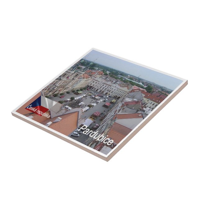 Carreau zCZ011 PARDUBICE République tchèque, (Côté)