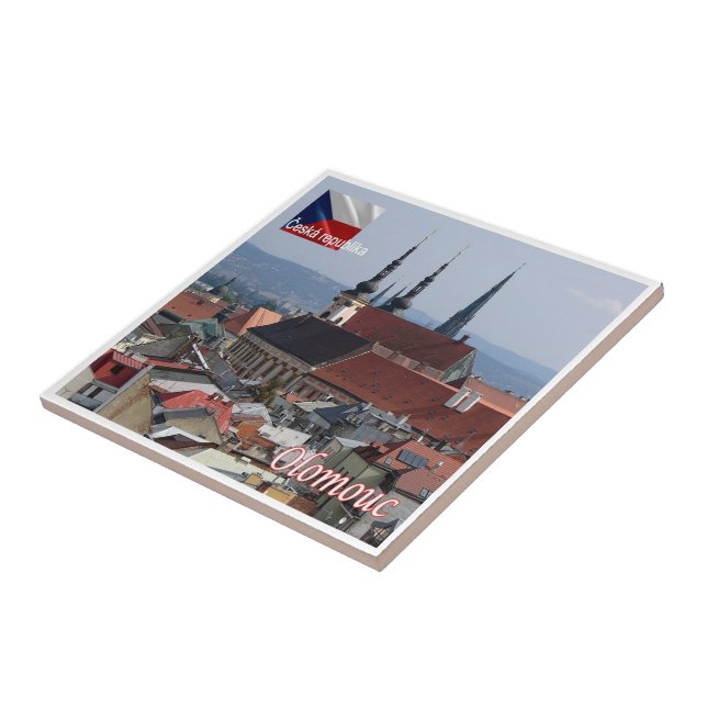 Carreau zCZ013 OLOMOUC République tchèque, (Côté)