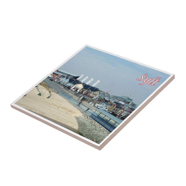 Carreau zDE030 SYLT SHORE îles frisonnes Allemagne, (Côté)