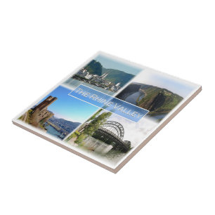 Carreau zDE032 LA VALLÉE DE LA RHINE Allemagne,