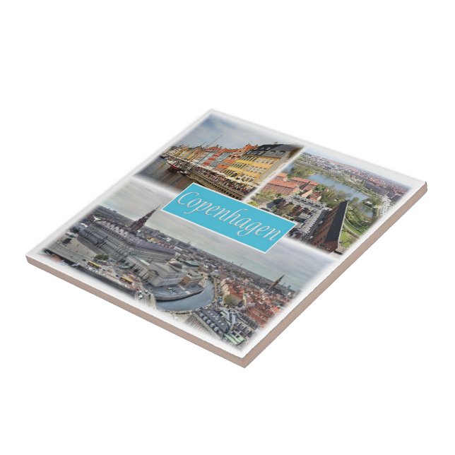 Carreau zDK003 COPENHAGUE Danemark, (Côté)