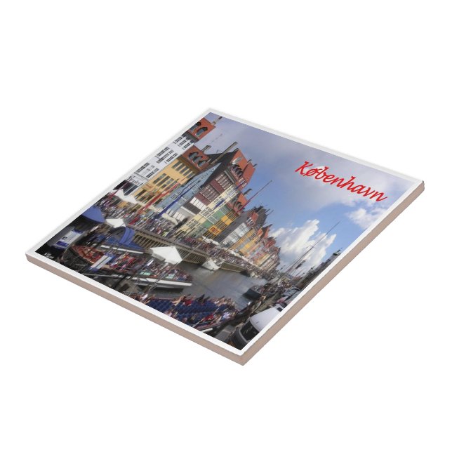 Carreau zDK005 Copenhague Kopenhagen Danemark, (Côté)