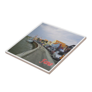 Carreau zDK011 FANO, front de mer Iles frisonnes, Danemark