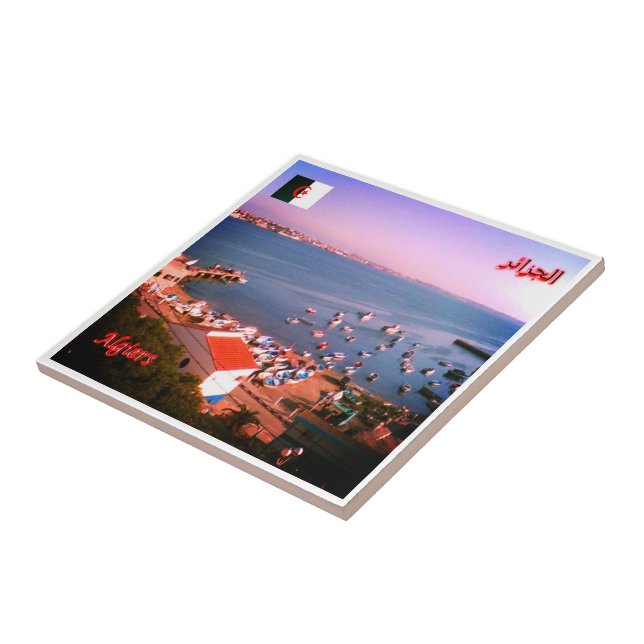 Carreau zDZ004 ALGERI, Algérie, Afrique, (Côté)