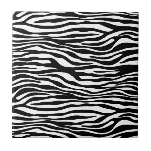 Carreau Zebra Print, Zebra Stripes, Noir Et Blanc