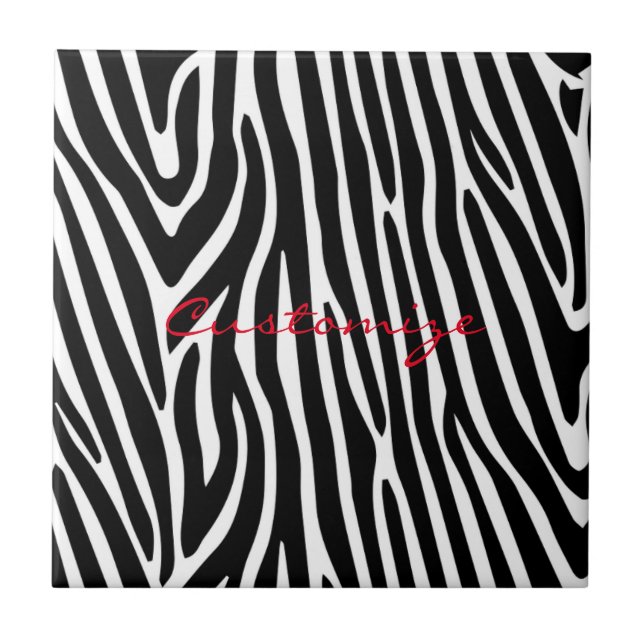 Carreau Zebra Stripes Motif Thunder_Cove (Devant)