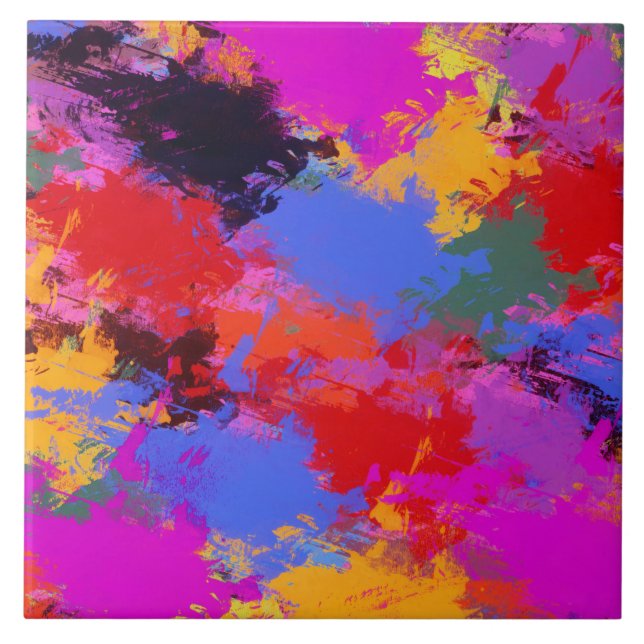 Carreau Zèbre peint (Devant)