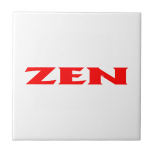 Carreau Zen rouge blanc petite tuile