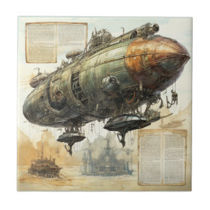 Carreau Zeppelin Steampunk vintage (8)