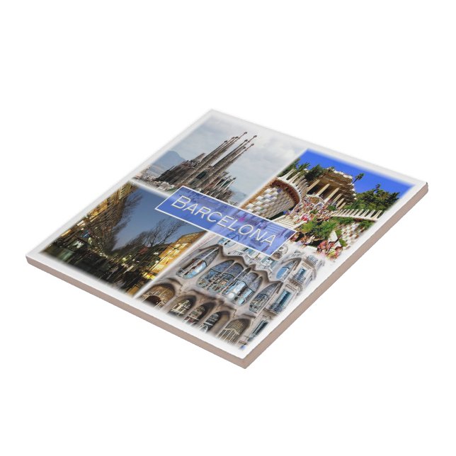 Carreau zES010 BARCELONE, Espagne, Europe, (Côté)