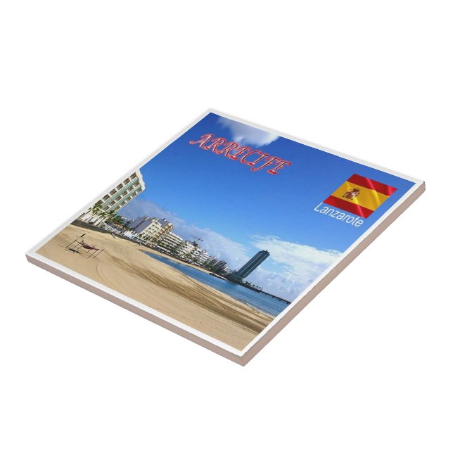 Carreau zES086 LANZAROTE, ARRECIFE, Espagne, (Côté)