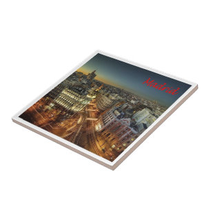 Carreau zES118 MADRID City, Espagne, Europe,