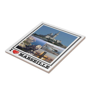 Carreau zFR139 MARSEILLE "I Love", France