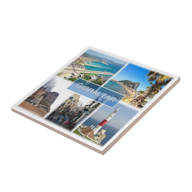 Carreau zGI004 GIBRALTAR, Europe, (Côté)