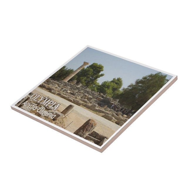 Carreau zGR046 OLIMPIA, Grèce, (Côté)