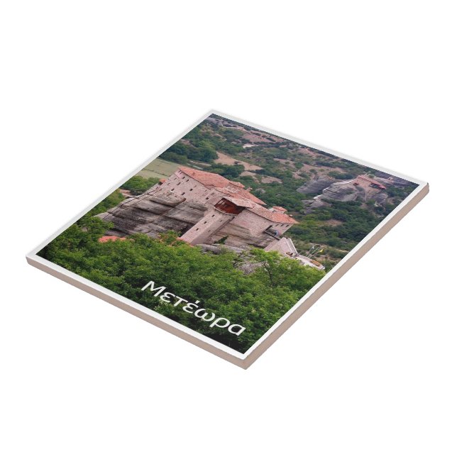 Carreau zGR052 METEORA Grèce, (Côté)