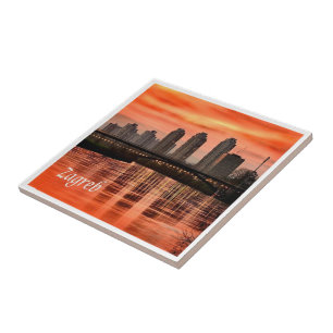 Carreau zHR004 ZAGREB, Croatie, Europe,