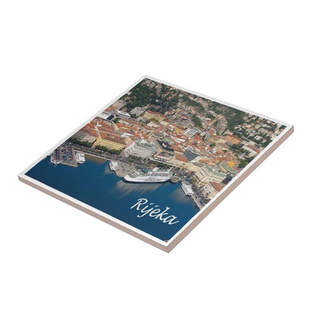 Carreau zHR005 RIJEKA Croatie, (Côté)