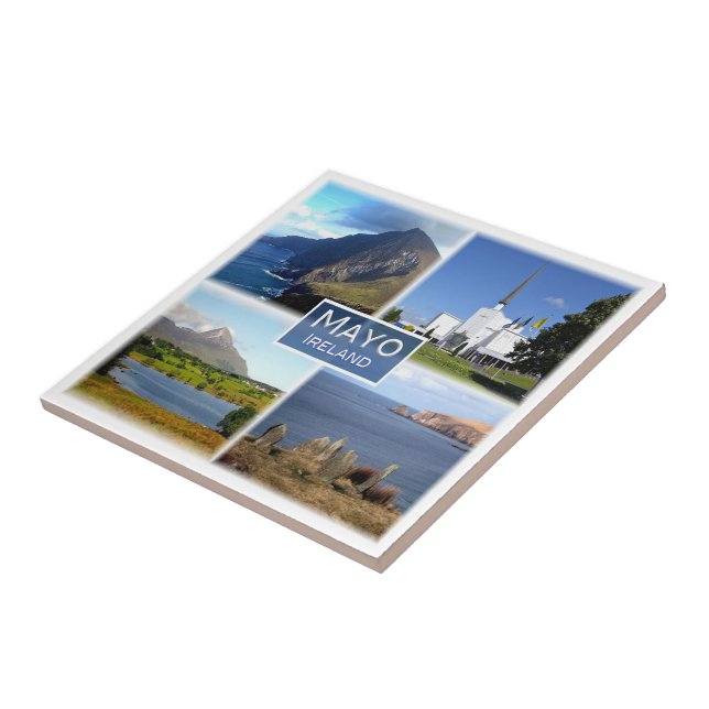 Carreau zIE003 MAYO - Mosaic, Irlande, (Côté)