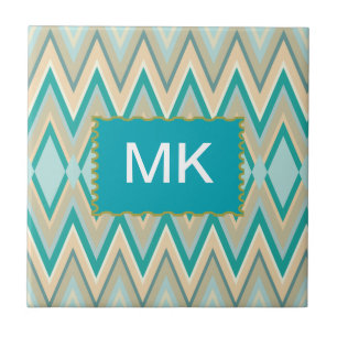 Carreau zigzag-téléphones diagonale