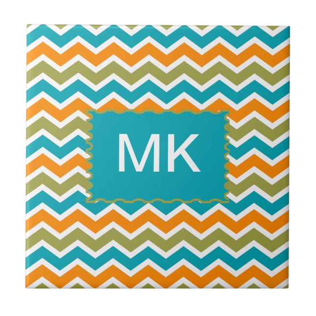 Carreau Zigzag, une tribu dynamique de Peacock (Devant)