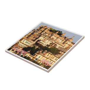 Carreau zIN016 Palais municipal d'UDAIPUR, Inde, Asie