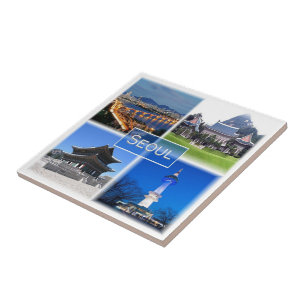 Carreau zKR003 SEOUL, Corée du Sud ROK, Asie,