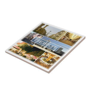 Carreau zLB003 BEIRUT, Liban, Asie.