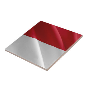 Carreau zMC002 MONEGASQUE Wavig FLAG, Principauté de Monac