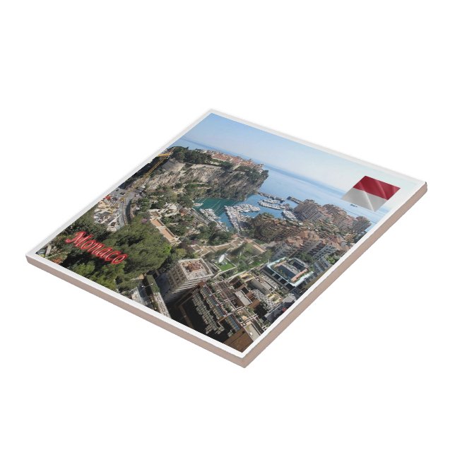 Carreau zMC011 PORT DE FONTVIEILLE, Monaco, (Côté)