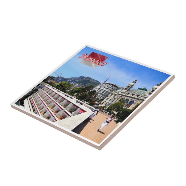 Carreau zMC026 MONACO, Europe, (Côté)