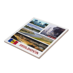 Carreau zMD005 MOLDOVA collage mosaïque, Europe,