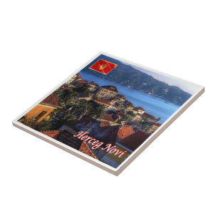 Carreau zME016 HERCEG NOVI, Monténégro, Europe,