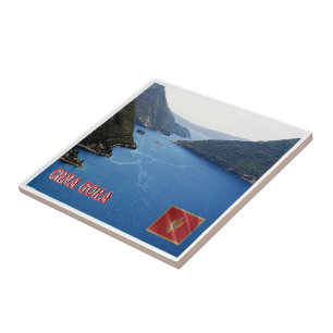 Carreau zME018 GOLFE DE KOTOR, Monténégro,