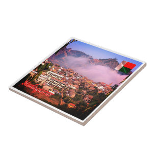 Carreau zMG004 MADAGASCAR, Panorama, Afrique,