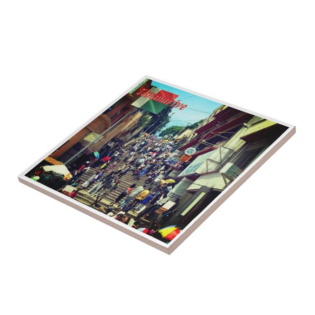 Carreau zMG010 TANANARIVE, Madagascar, Afrique, (Côté)