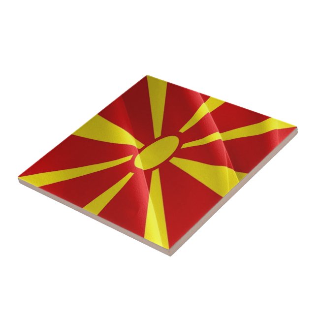 Carreau zMK002 Macédoine du NORD MACÉDOINE agitant le DRAP (Côté)